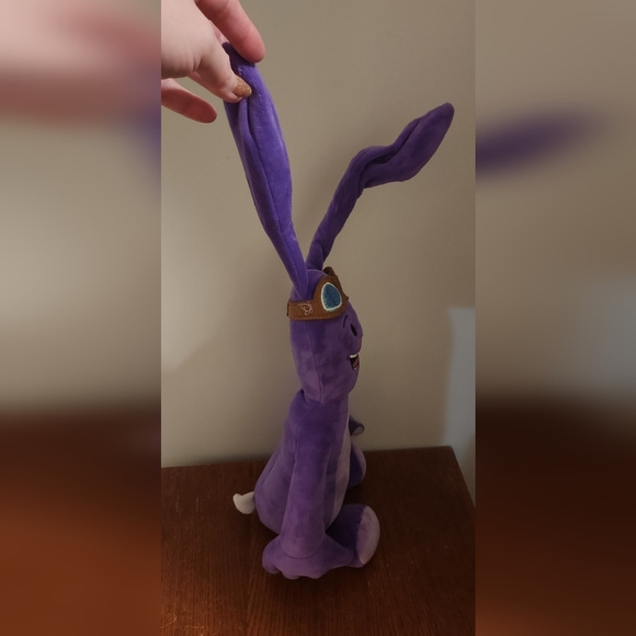 Mim Mim From "Kate & Mim Mim Stuffed Rabbit with Sounds Purple - Picture 6 of 8